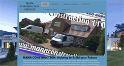 Desktop Screenshot of mannconstruction.co.uk