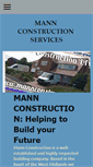 Mobile Screenshot of mannconstruction.co.uk